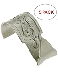 家のアンティークハードウェアr-010mg-066-sn-5スクロールVine画像Mouldingフックでサテンニッケル5パック