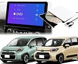 【シエンタ10系適用】OMEGATECH【国内正規品】専用車載DVDプレーヤー 専用車載CDプレーヤー 純正ディスプレイオーディオ対応 カーオーディオ USBプラグアンドプレイ 車載用 TOYOTA適用 対応車種要確認 R4.8～ 白
