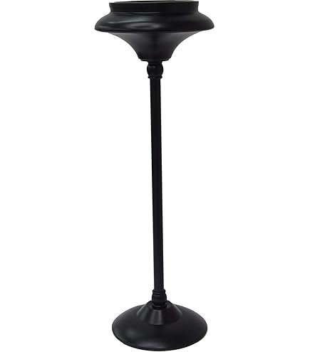 スタンド灰皿 フタ付 おしゃれ マーキュリー マットブラック