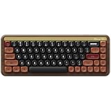 【国内正規品】Akko(アッコ) MU01 木製キーボード 65%英語配列 USB / 2.4GHz / Bluetooth 5.0 ワイヤレス Akko Rosewood キースイッチ ガスケットマウント テンキーレス ウォールナット 木製 メカニカルキーボード 4000mAh バッテリー内蔵 RGBバックライト
