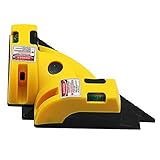 URIJK 90度 直角 測定器 コンパクト レーザー レベル イエロー