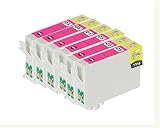 【Ecolink】EPSON エプソン互換インクカートリッジ IC6CL50対応 ICM50 マゼンタ単品6個セット