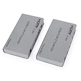 Optimal Shop 656フィート/200m HDMI USBエクステンダー RJ45 IPネットワーク KVM オーバーIPエクステンダー Cat5e Cat6 HDMI KVMエクステンダー ワイドIR付き PC HDTVディスプレイ用