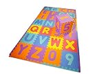 Kids Foam Puzzle Play Mat ABC Alphabet With Numbers EVA非毒性Largeサイズ36タイルwithエッジBorders含ま12 " by 12 " 