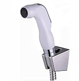 ホワイトメッキABS製ShattafビデスプレーHand Held Bidetシャワーセットwithホルダーとホーストイレのバスルーム