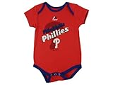 マジェスティックPhiladelphia Phillies幼児サイズ6 – 9か月Onesie /ボディスーツ – 赤クリーパー