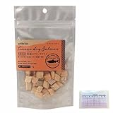 ホワイトフォックス 犬 猫 サーモン フリーズドライ 粒 ダイスカット 17g シャケ ＋ペットの健診日シール