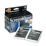 ScreenKleen Alcohol-Free Wipes, Cloth, 5 x 5, 14/Box by Read Right? [並行輸入品]