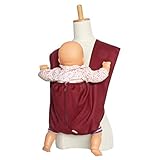 tacmamy(タックマミー) 抱っこひも 綿100％ シンプル無地 日本製 (XL, ボルドー)