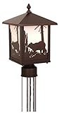 Vaxcel OP35085BBZ Bozeman 8-Inch Outdoor Post Light, Burnished Bronze [並行輸入品]