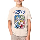 [Amoewmoew] ドクタースランプ アラレちゃん Tシャツ 半袖 クルーネック 子供服 キッズ ガールズ ボーイズ 女の子 男の子 シンプル キャラクター 肌着 プリントカジュアル アニメ グッズ