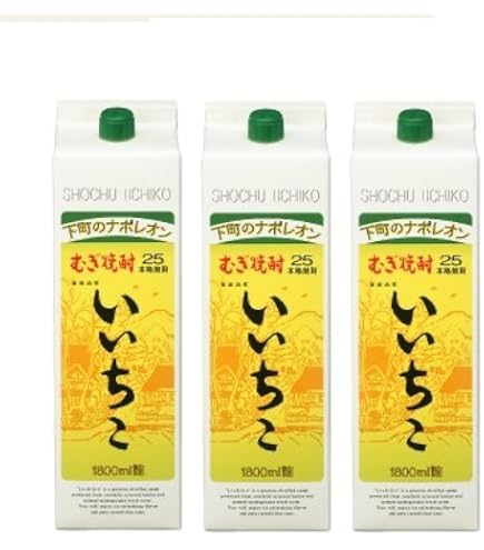 Amazon.co.jp: 三和酒類 いいちこ 麦 25度 パック 1800ml : 食品・飲料