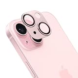 Apapeyaカメラ保護カバー iPhone 15 /iPhone 15 Plus用 レンズ保護フィルム アルミ合金一体製 鎧のパターン仕様 サラサラ レンズ保護カバー アイフォン15 用 レンズカバー iPhone15プラスに対応 レンズ保護ケース 9H硬度 保護性高い キズ防止 AR高透ガラス 防爆裂 露出オーバー防止（ピンク）