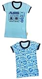キッズ 半袖丸首シャツ プラレール 2枚組 Tシャツ 肌着 95cm 100cm 110cm 120cm inn16(120)