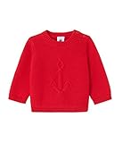 プチバトー PETIT BATEAU コットン素材 ニット マリンモチーフ 赤 36M 3歳 (95cm)