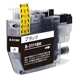 【EasyECO】ブラザー用 LC3111-4PK 互換インクカートリッジ LC3111-BK ブラック 1本セット 純正と併用可能 大容量インク 最新ICチップ搭載/残量表示/個包装 対応機種:DCP-J572N DCP-J577N DCP-J582N DCP-J587N DCP-J972N DCP-J973N DCP-J978N DCP-J981N DCP-J982N DCP-J987N など