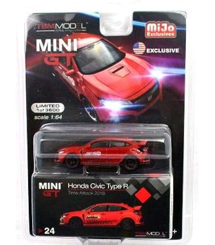 Amazon | MINI GT 1:64スケール MiJo 限定 - CIVIC ホンダ・シビック