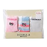 [ミキハウス] MIKIHOUSE 【ダブルＢ】 ソックスパック3足セット （11cm-21cm） 64-9616-619 ピンク 15-17cm