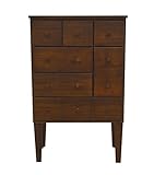 引き出しいっぱいからくりチェスト 60cm ブラウン CH6001 BR