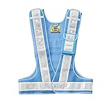 多機能ベスト(青/白) (メッシュ部：青 反射部：白)【代引不可】 スポーツ レジャー DIY 工具 作業着 [並行輸入品]