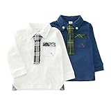 【アウトレット】La Chiave ネクタイ付Ｔシャツ(80～130cm)キムラタンの子供服 オフホワイト 80 (53263x53463-151a)