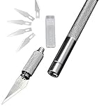 メタリック クラフトデザインナイフ 替刃5個付き