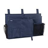 Surblue ベッドサイドストレージバッグ ベッドサイドストレージ 収納ポケット 小物収納 ブルー