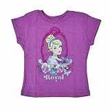 ゆうパケット配送 ディズニープリンセス　シンデレラ　キッズTシャツ パープル　2歳用 ディズニー　アパレル　子供服　　キャラクター　グッズ　雑貨【即日・翌日発送】