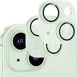 【2枚】カメラフィルム iPhone15/iPhone15 Plus用 カメラ保護 アルミ合金製 強化ガラス アイフォン15/15plusカメラカバー キズ防止 耐衝撃 露出オーバー防止 超高透過率 あいふぉん15/あいふぉん15プラス レンズカバー グリーン