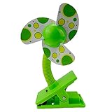 mazimark --ノベルティ安全赤ちゃん車赤ちゃん使用USBバッテリーデュアル、ベビーカーファン、ランダムカラーv3 W4