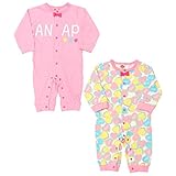 アナップキッズ＆ガール（ANAP KIDS&GIRL） ベビーロンパース2枚SET（女の子）【ピンク/60】