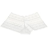 レディース tバック Gストリング セクシーショーツ 極細 下着 ランジェリー 誘惑 過激 超セクシー 魅惑 YOKINO ショーツ レディース レース 下着 パンツ (L, ホワイト)