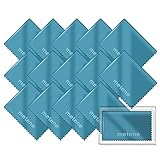 Metene クリーニングクロス メガネ拭き クロス カメラレンズ マイクロファイバー レンズ クリーナー 15枚セット 個装 18cm×1