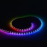 Yaqing Lighting 3.2ft/1m WS2812B Programmable LED Strip Light 60 Pixels Individually Addressable Dre