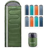 Eackrola 寝袋 シュラフ 封筒型 軽量 保温 210T防水 コンパクト アウトドア キャンプ スリーピングバッグ バージョンアップ