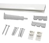 日中製作所 bHレールシリーズ bHレールスタートキット 1.5m ホワイト 許容荷重:20(10)Kg BH-SK1500