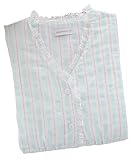 Godlovefullレディース パジャマ 上下セット 前開き 長袖 春夏秋 綿 ルームウェア 2重ガーゼ 部屋着 寝間着 便利服 柔らかい 入院 産後 授乳口付き マタニティ パジャマ (L, グリ