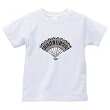 家紋シリーズ Tシャツ 九つ矢扇(ここのつやおうぎ) Lサイズ T085WH-MKOK-TL0-APT2