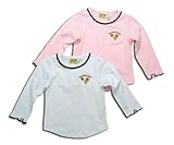 甘いなつめ えりのフリルが可愛いニットカットソー（濠Du）ピンク110cm