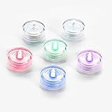 Darice 09174 – 1 " x 1.25 "電池式カラー変更水中LEDティーライト( 6パック)