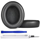 GONSIFACHA イヤーパッド イヤークッション 交換パッド 互換性 Beats Studio Pro Wireless Noise Cancelling 用 ヘッドパッド 耳パッド 交換用 耳当て プロテインレザー イヤーカップ ノイズアイソレーションフォーム-ブラック