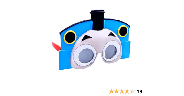 Amazon Sun Staches コスチューム サングラス アニメ きかんしゃトーマス パーティー記念品 Uv400 ブルー ブラック レッド グレー フリーサイズ Sg3163 キッズコスチューム おもちゃ