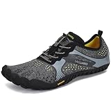 [SAGUARO] ベアフットシューズ フィットネスシューズ レディース ジム トレ メンズ トレーニングシューズ 室内 軽量 折りたたみ ポータブル シューズ グロッシーブラック 23.0cm