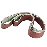 uxcell 酸化アルミニウムサンディングベルト サンドペーパー 51 x 1829mm 600グリット 6個入り