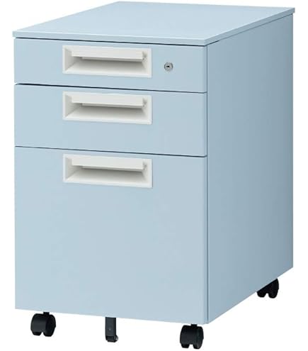 Amazon.co.jp: デスクワゴン サイドワゴン デスクキャビネット 3段