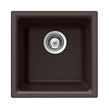 Houzer EURO N-100 MOCHA Euro Series Undermount Granite Single Bowl Bar/Prep Sink, Mocha [並行輸入品]