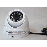 2.1MP CMOS Sensor HD TVI CVBS 1080p NTSC White IR Security CCTV Mini Dome Camera [並行輸入品]