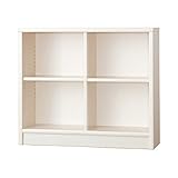 小島工芸 日本製 組立不要 健康仕様のFフォースター 耐荷重に優れた中がしっかりつまった丈夫な棚板 高さ87.3cm オープンラック 105アコードL ウッディホワイト[幅106.3cm 奥行30.5cm] 2311272