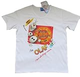 オラフ ディズニー公式ライセンス アナと雪の女王 Frozen Tシャツ【並行輸入品】 (M, 白)