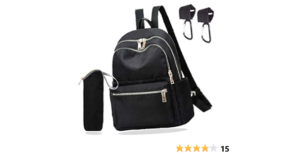 Amazon Co Jp Urbane Style マザーズバッグ リュック レディース マザーズリュック ママバッグ リュックサック ペットボトル ホルダー付き 黒 34 31 15 ベビー マタニティ